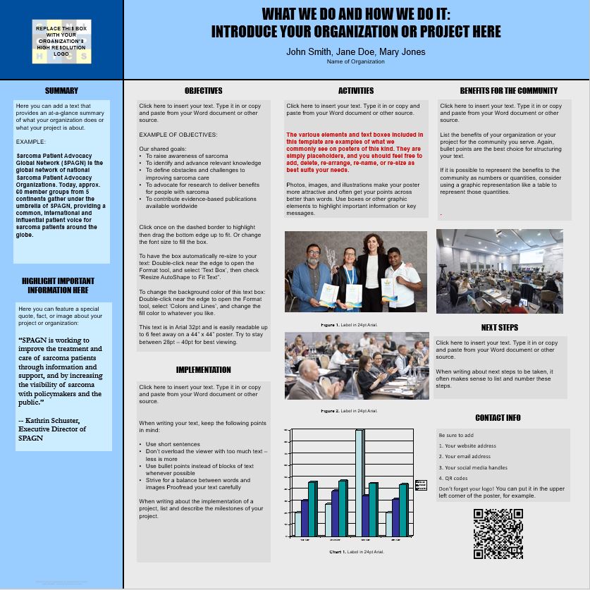 Your poster @CTOS 2023 - SPAGN - Sarcoma Patient Advocacy Global Network